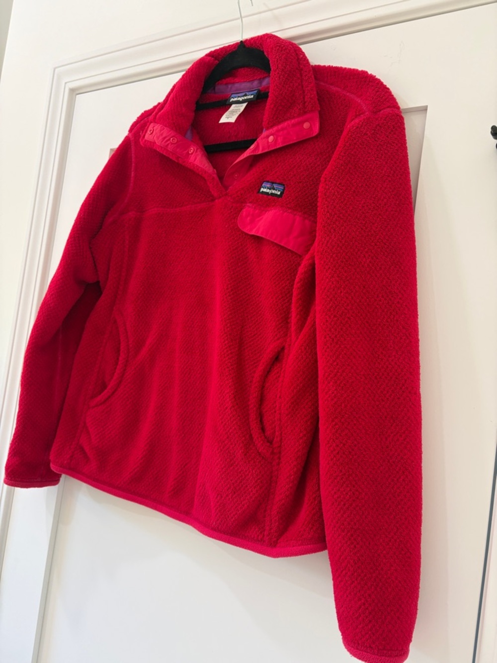 Patagonia Re-tool Snap T Pullover in Maraschino - Size M - Picture 8 of 9